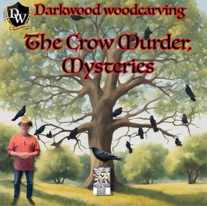The Crow Murder Mysteries webpage an interactive art Sculpture, Art with a story